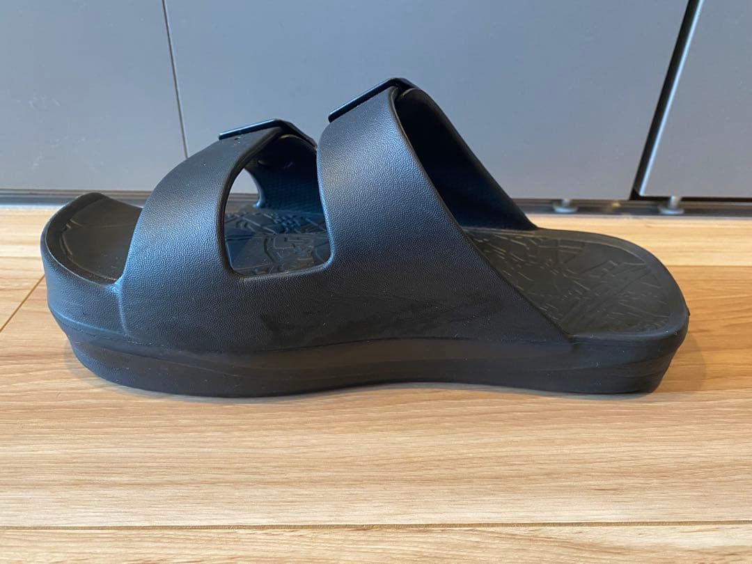 ラクバキ　イージーサンダル　ラップ　ブラック　S