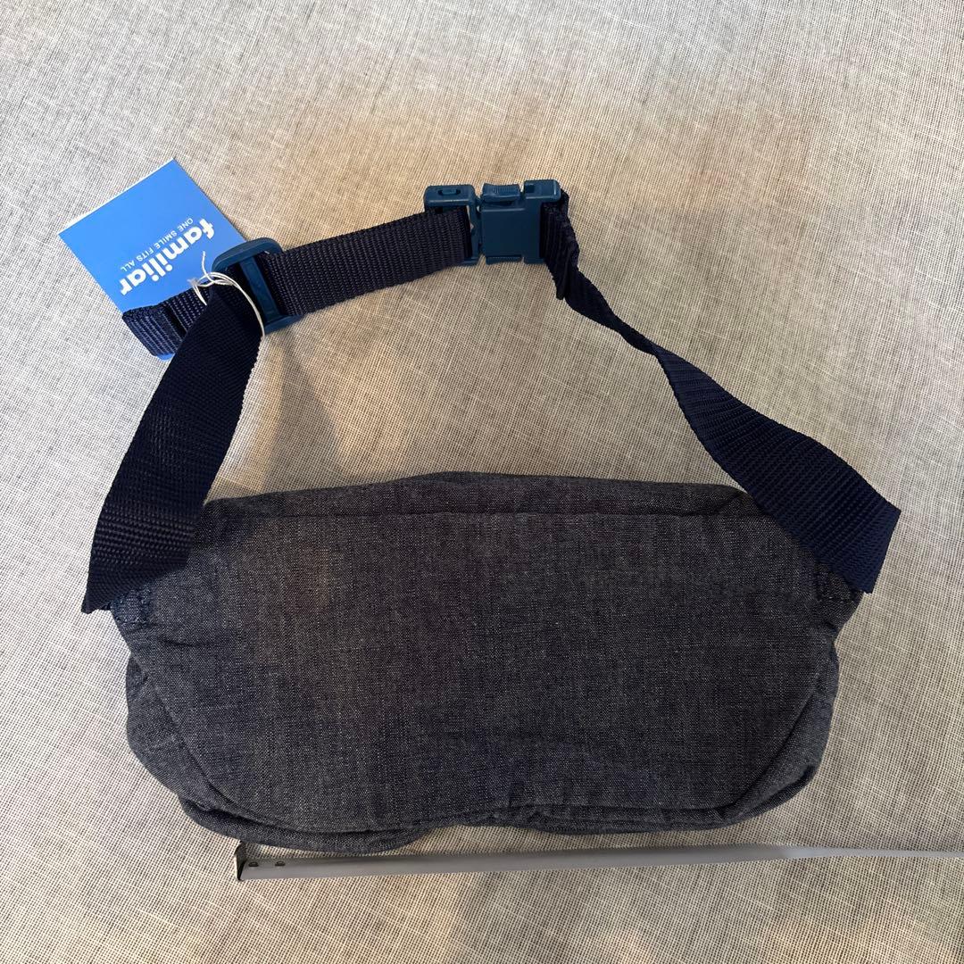 ファミリア　familiar ダンガリーデニム　ウエストポーチ　新品