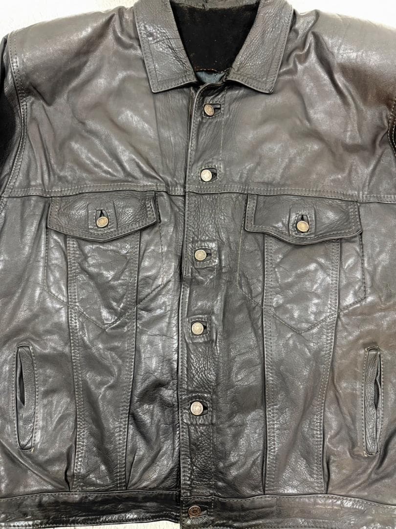 【スペシャル】Levi's リーバイス/レザー/トラッカージャケット/70506