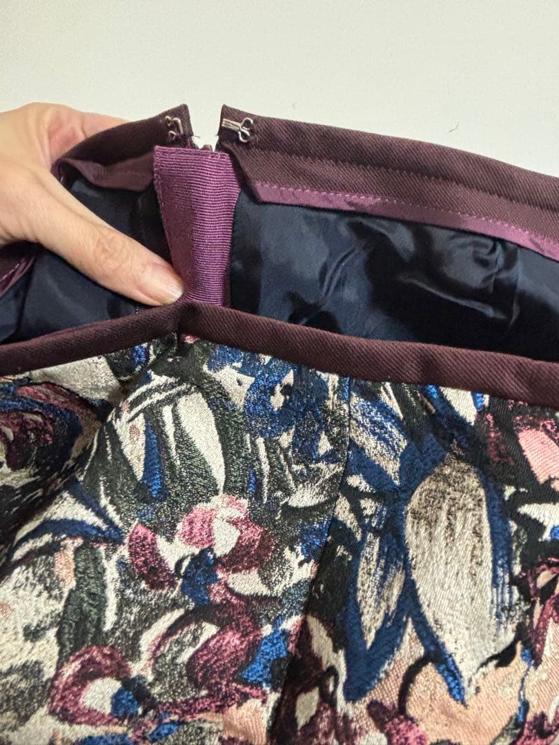 ANAYI アナイ LIMONTA フラワージャカード スカート