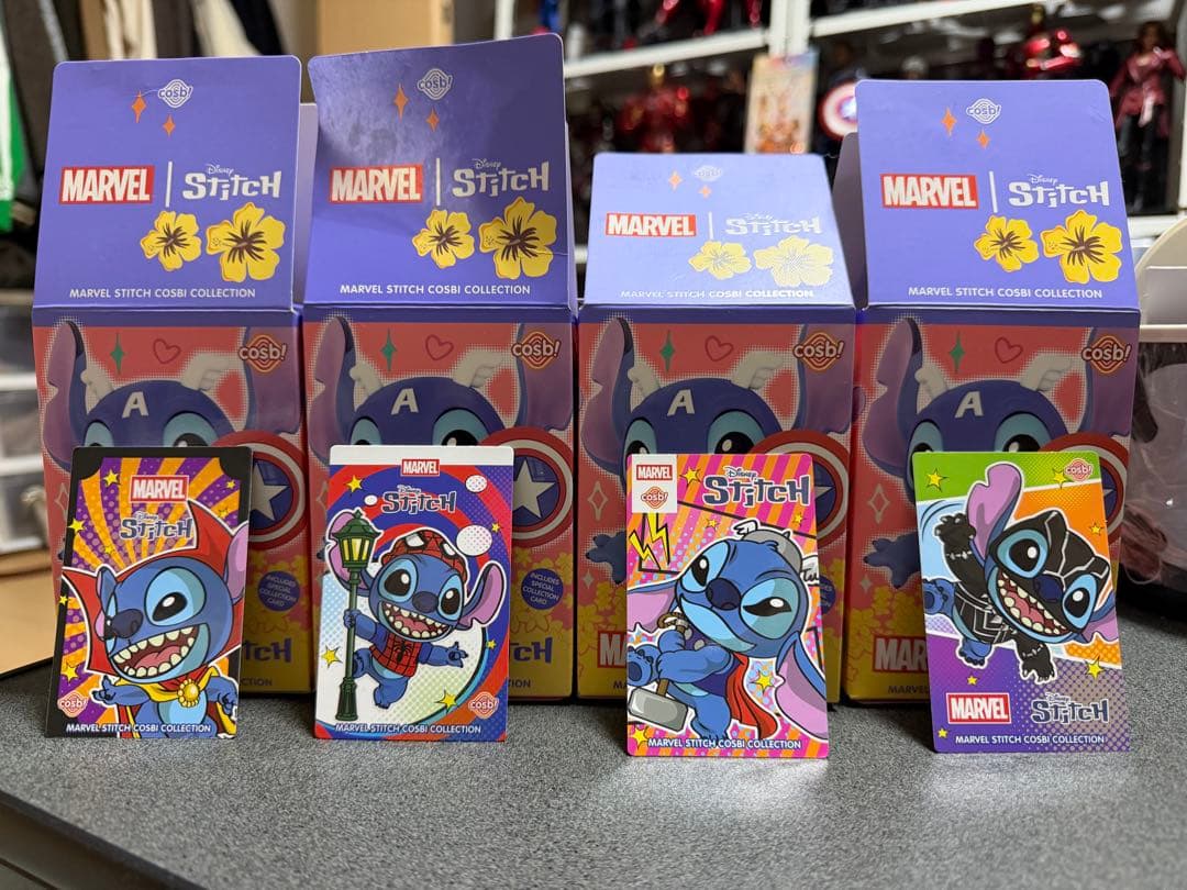 MARVEL Stitch コレクション 4個セット