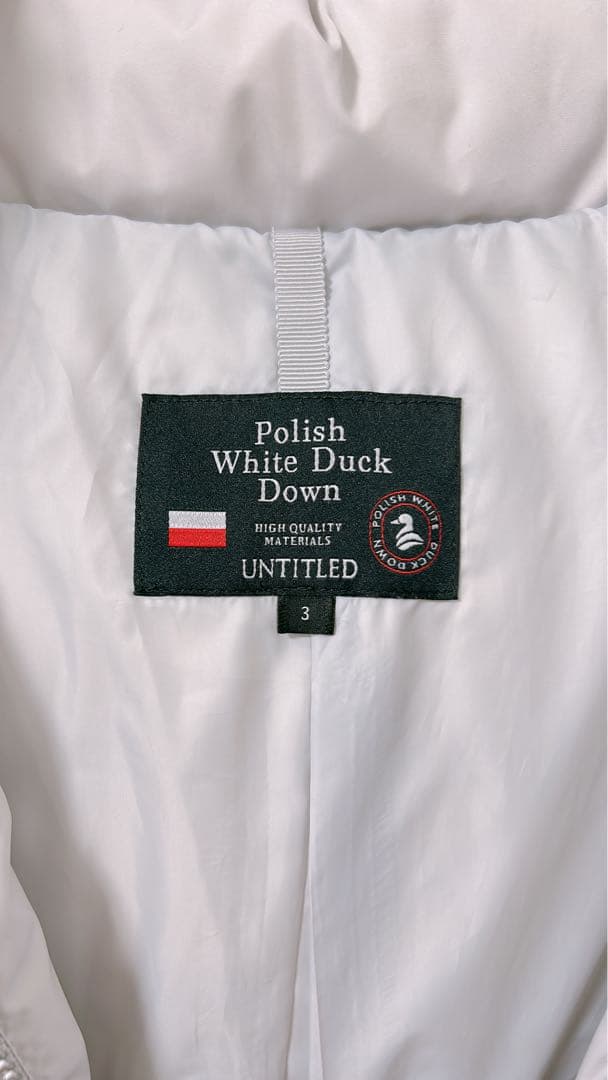 【新品未使用】UNTITLED ダウンジャケット