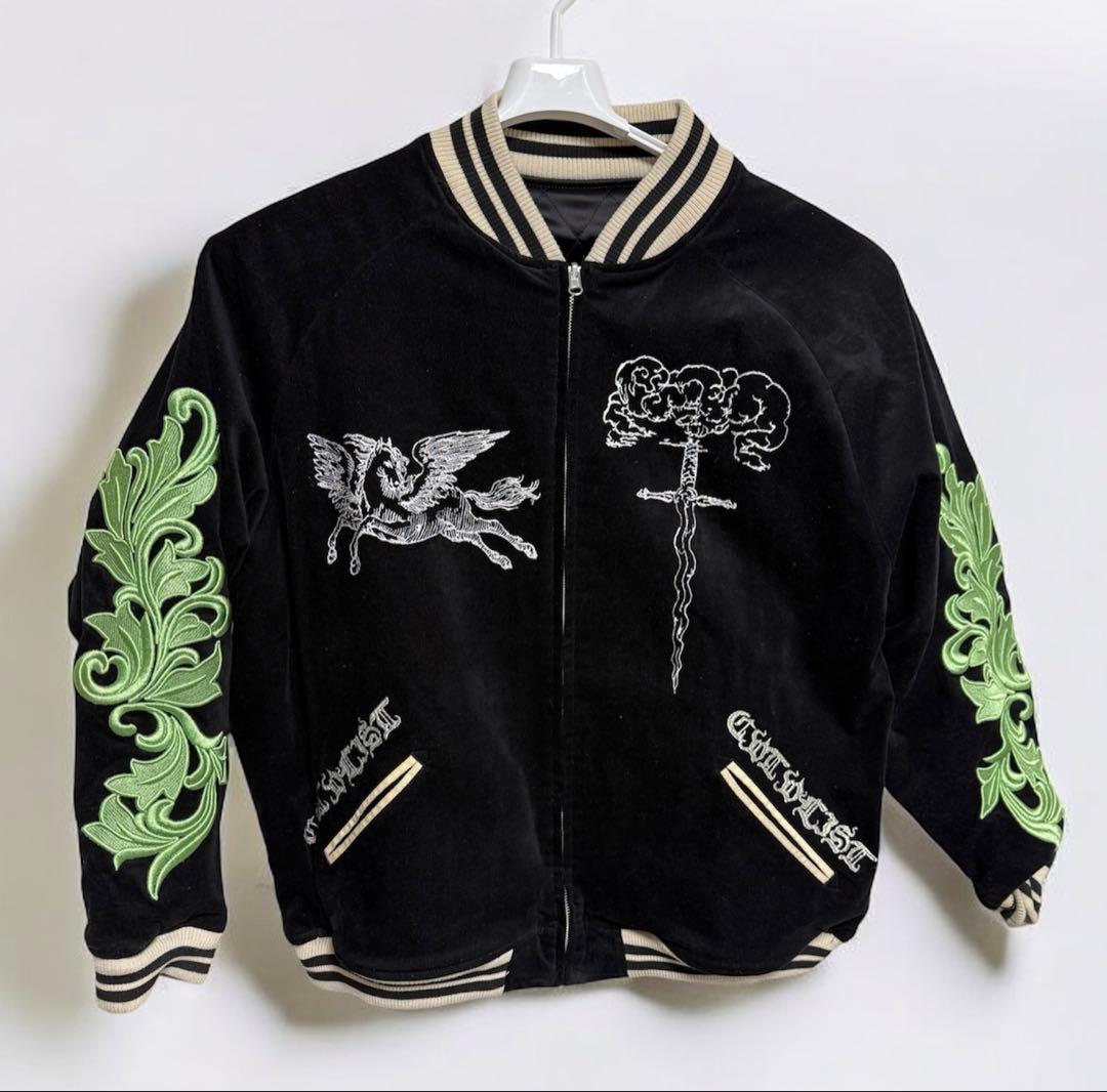 cvtvlist OSK別注　スカジャン　刺繍デザイン リバーシブル