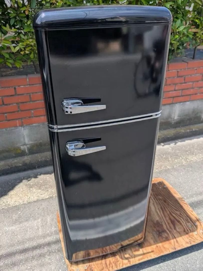 ＊東京都付近取引限定＊アイリスオーヤマ　ノンフロン冷凍冷蔵庫114L 黒