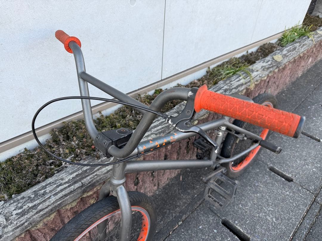 値下げ! ORANGE BMX 自転車 トリック ペグ付き