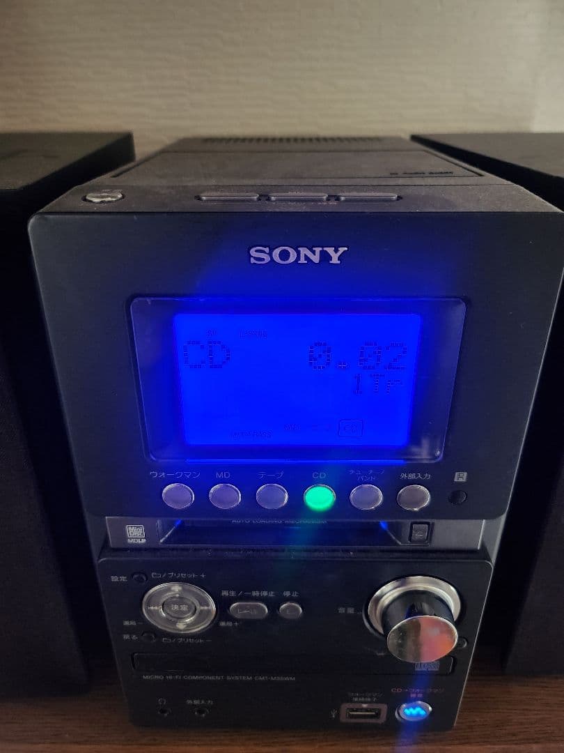 SONY　ソニー　CD　コンポ　デッキ
