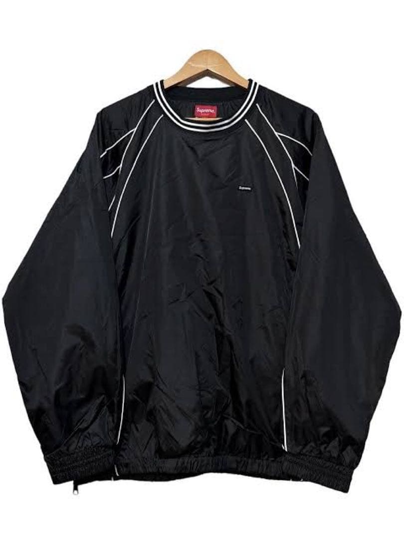 Supreme ブラックナイロンジャケット 19aw