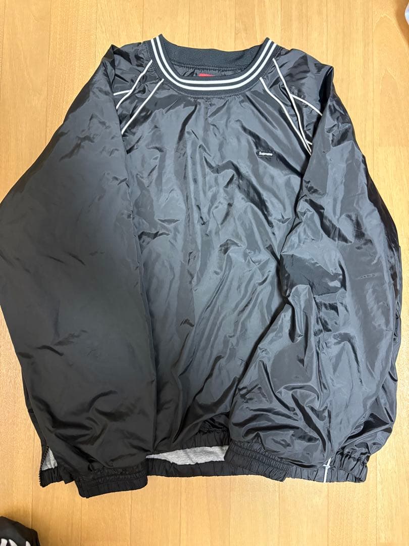 Supreme ブラックナイロンジャケット 19aw