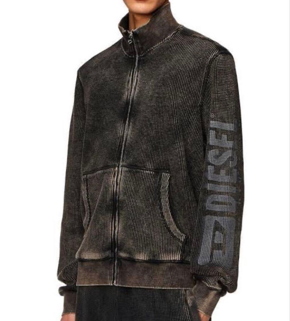 DIESEL24SS ドライバーズニット グレー