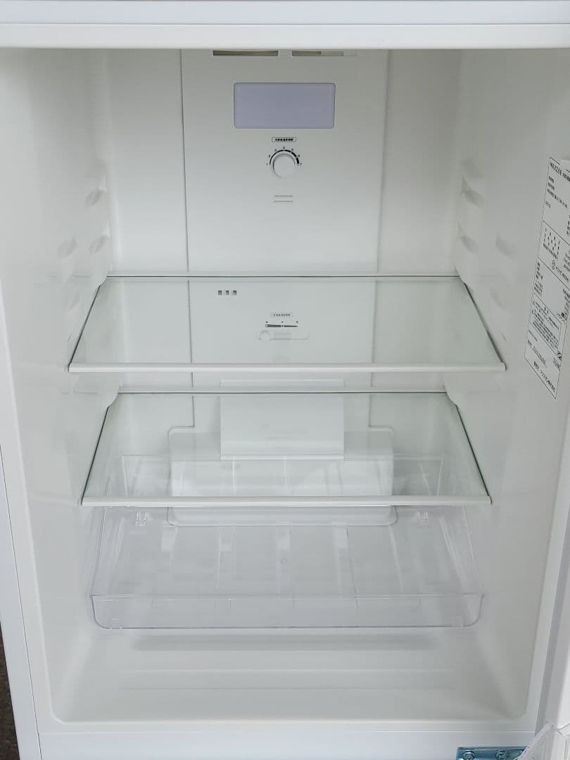 MAXZEN 2ドア冷凍冷蔵庫 JR139HM01WH 140L 2022年製★