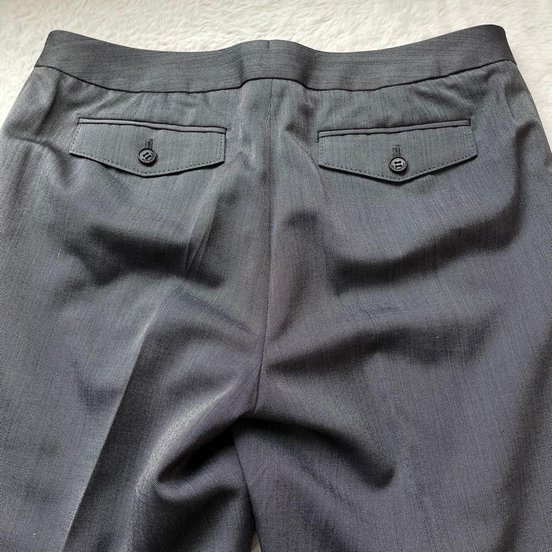 バーバリーロンドン　パンツスーツ　セットアップ　　シルク混　大きめXL