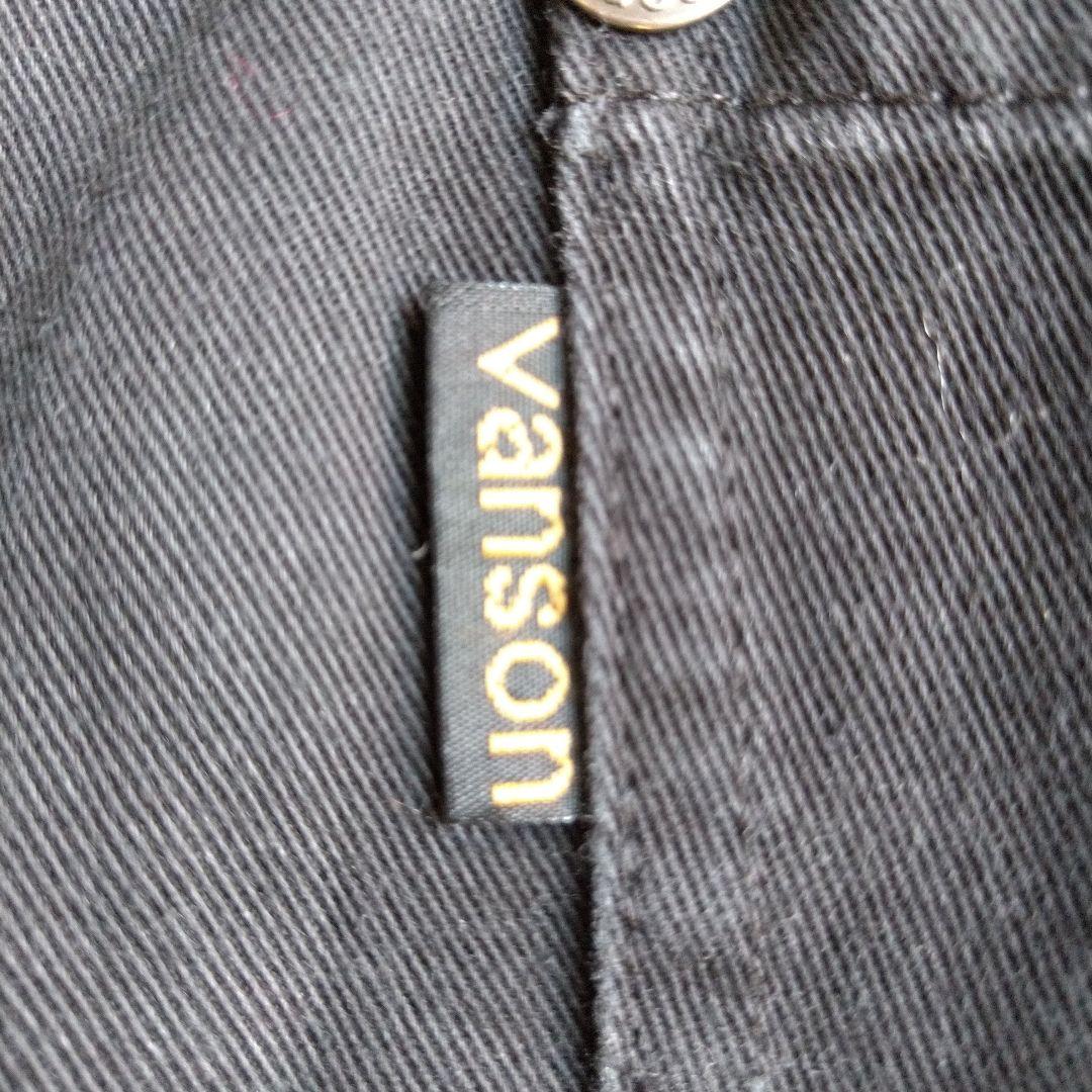 バンソン ツナギ XL 刺繍 ブラック 黒 バイカー バイク