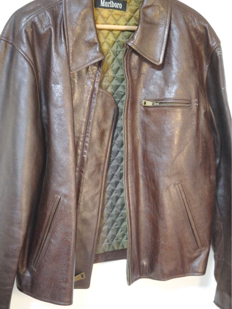 Marlboro leather mini jacket マールボロ