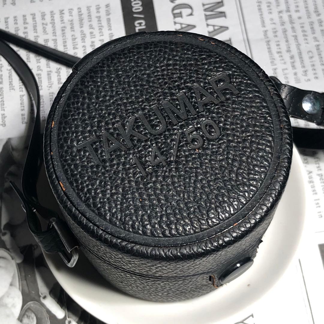 純正付属品付PENTAX SUPER TAKUMAR 50mm f1.4 m42