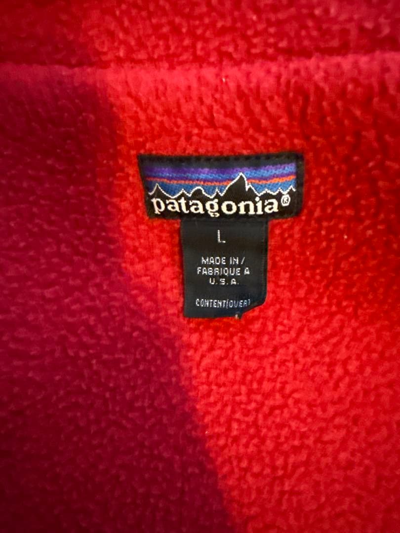 【USA製】90's patagonia シェルドシンチラベスト L