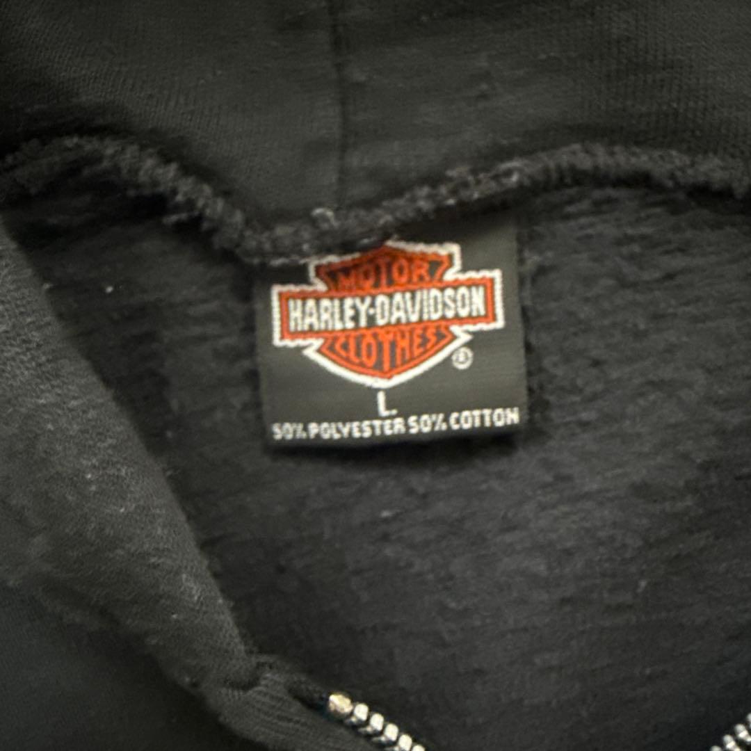 S*2様 Harley-Davidson ジップパーカー L黒 USAディーラー