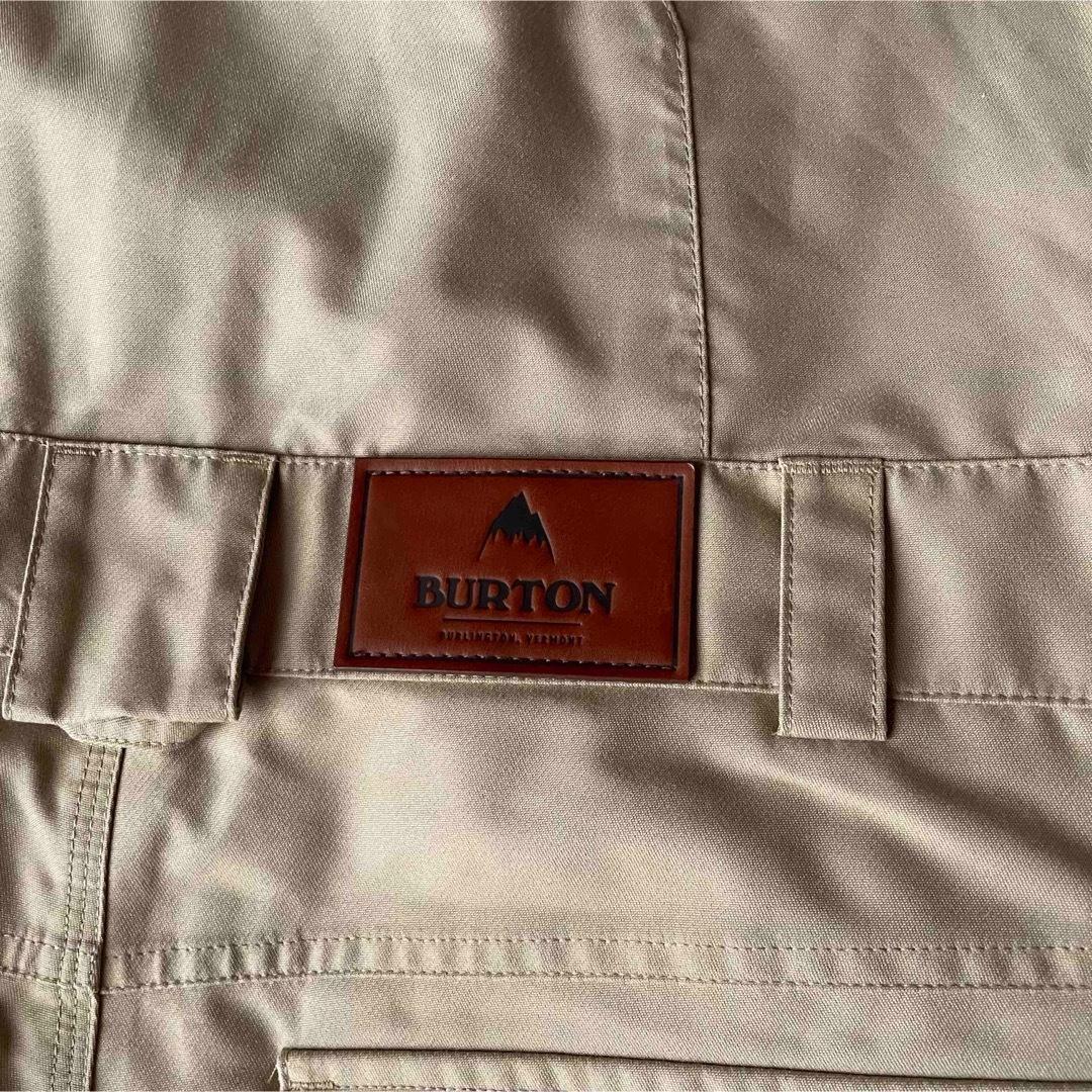 5466skf【美品】バートンビブ パンツ RESERVE ベージュ
