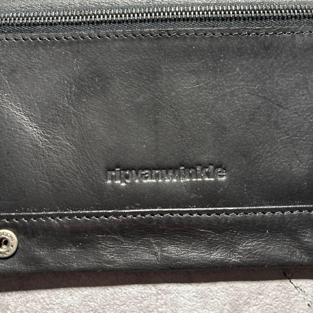 小物 ripvanwikle real leather Wallet Black