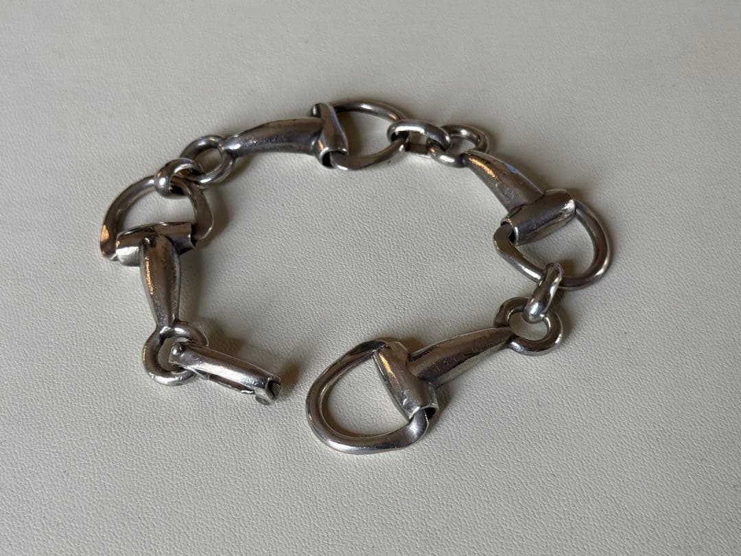 ヴィンテージ Gucciホースビット シルバー950ブレスレット トムフォード