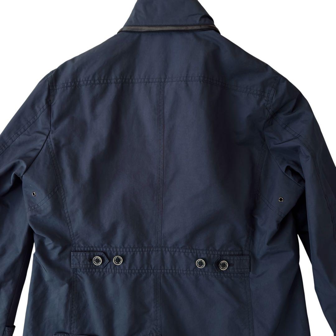 JOSEPH ABBOUD ジョセフアブード コート ネイビー L ミドル丈