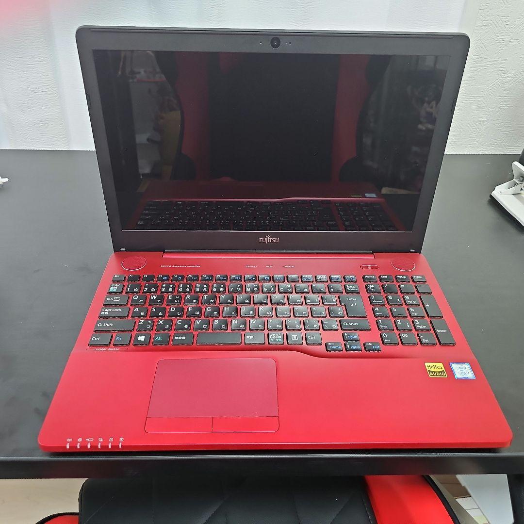 LIFEBOOK　 レッド　富士通　 ノートパソコン　Corei7