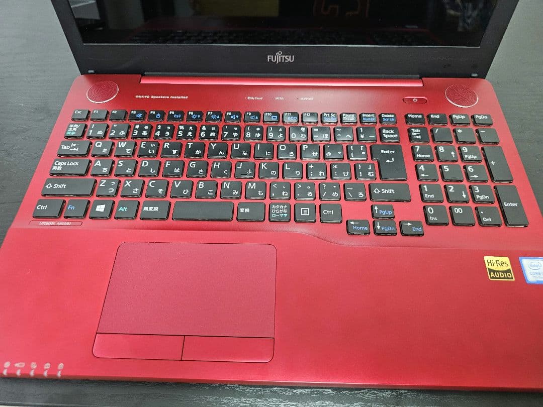 LIFEBOOK　 レッド　富士通　 ノートパソコン　Corei7