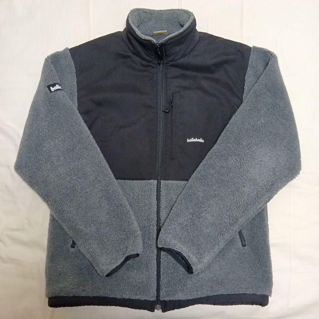 ballaholic logo boa jacket サイズL