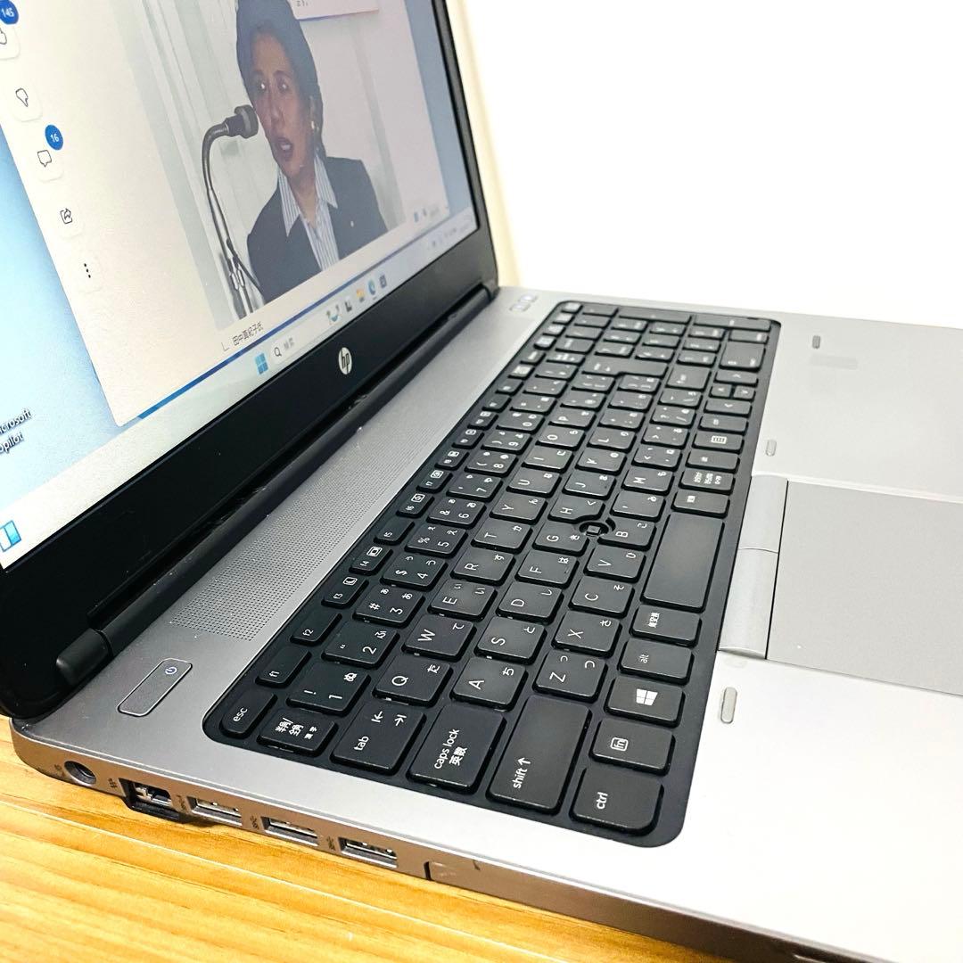 快適i5 HP SSDメモリ8ギガカメラWindows11オフィスDVD