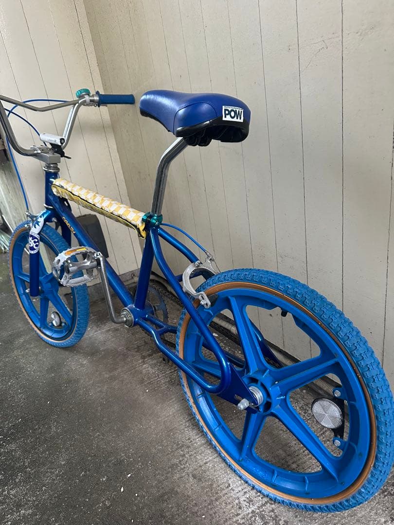 VOLT! BMX 20 キャンディブルー　wbaseチェッカー柄カバー付き