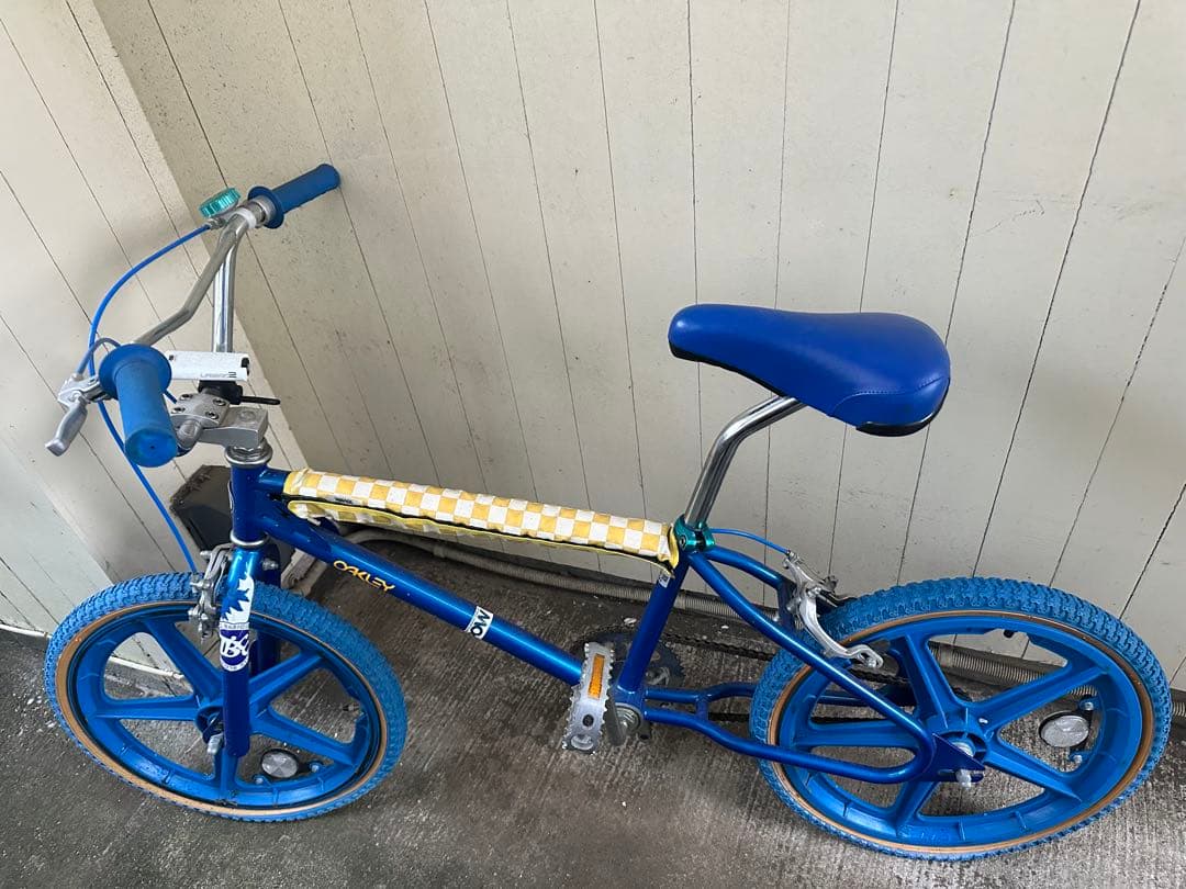 VOLT! BMX 20 キャンディブルー　wbaseチェッカー柄カバー付き