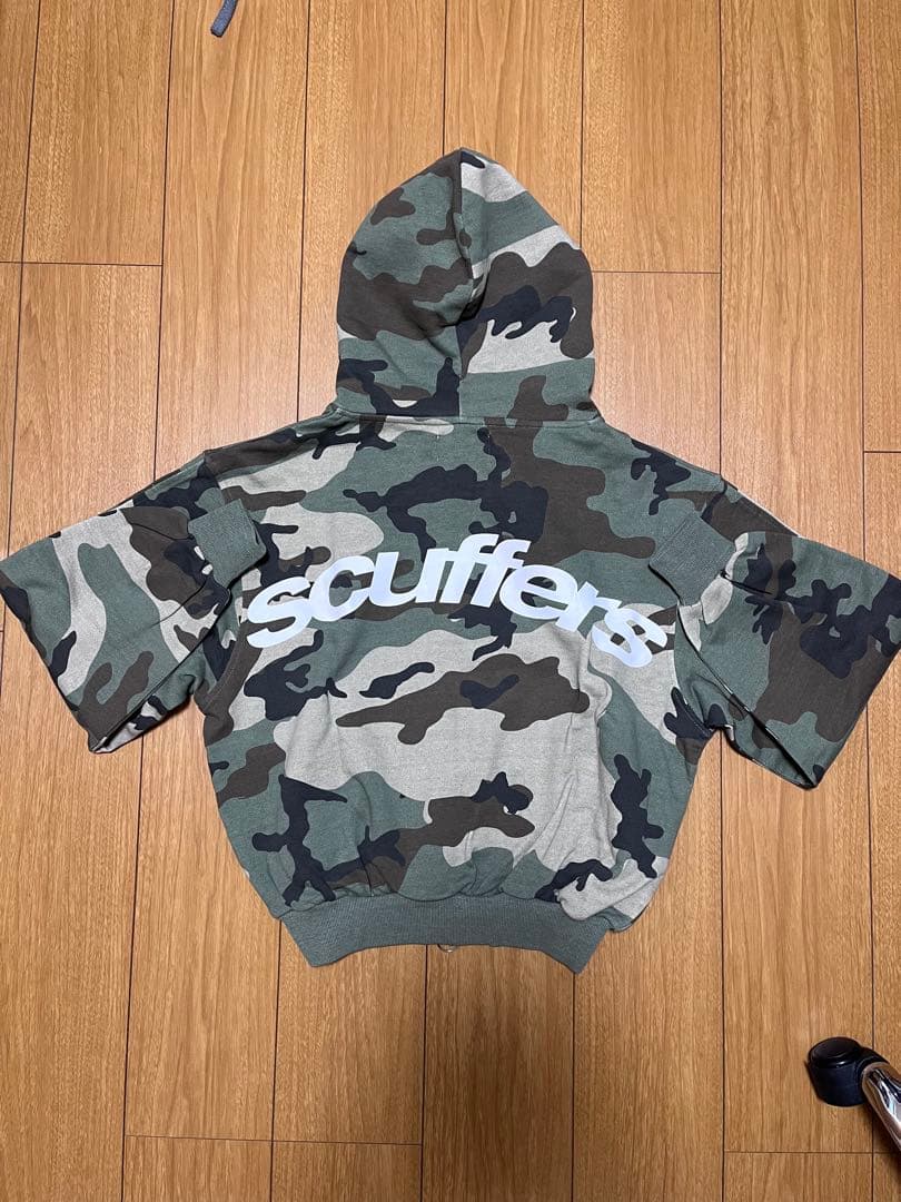 scuffers SCFF Camo Zipper XS迷彩パーカー
