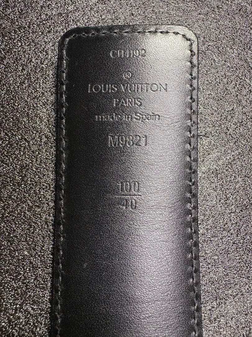 美品 LOUISVUITTONベルト モノグラム LV イニシャル サンチュール