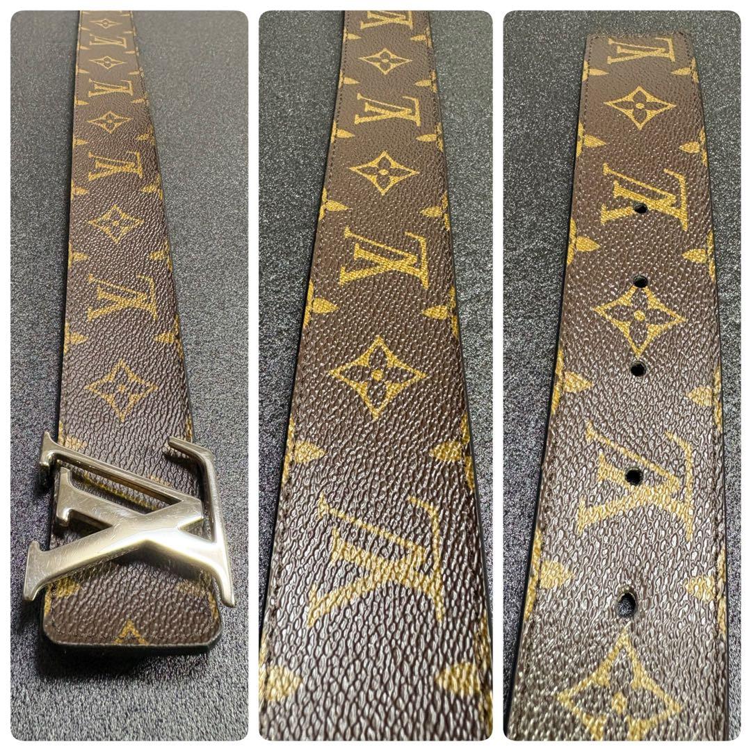美品 LOUISVUITTONベルト モノグラム LV イニシャル サンチュール