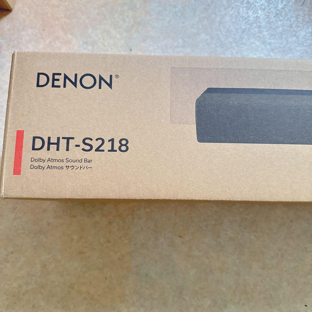 デノン サウンドバーDHT-S218K ブラックデュアルサブウーハー内蔵