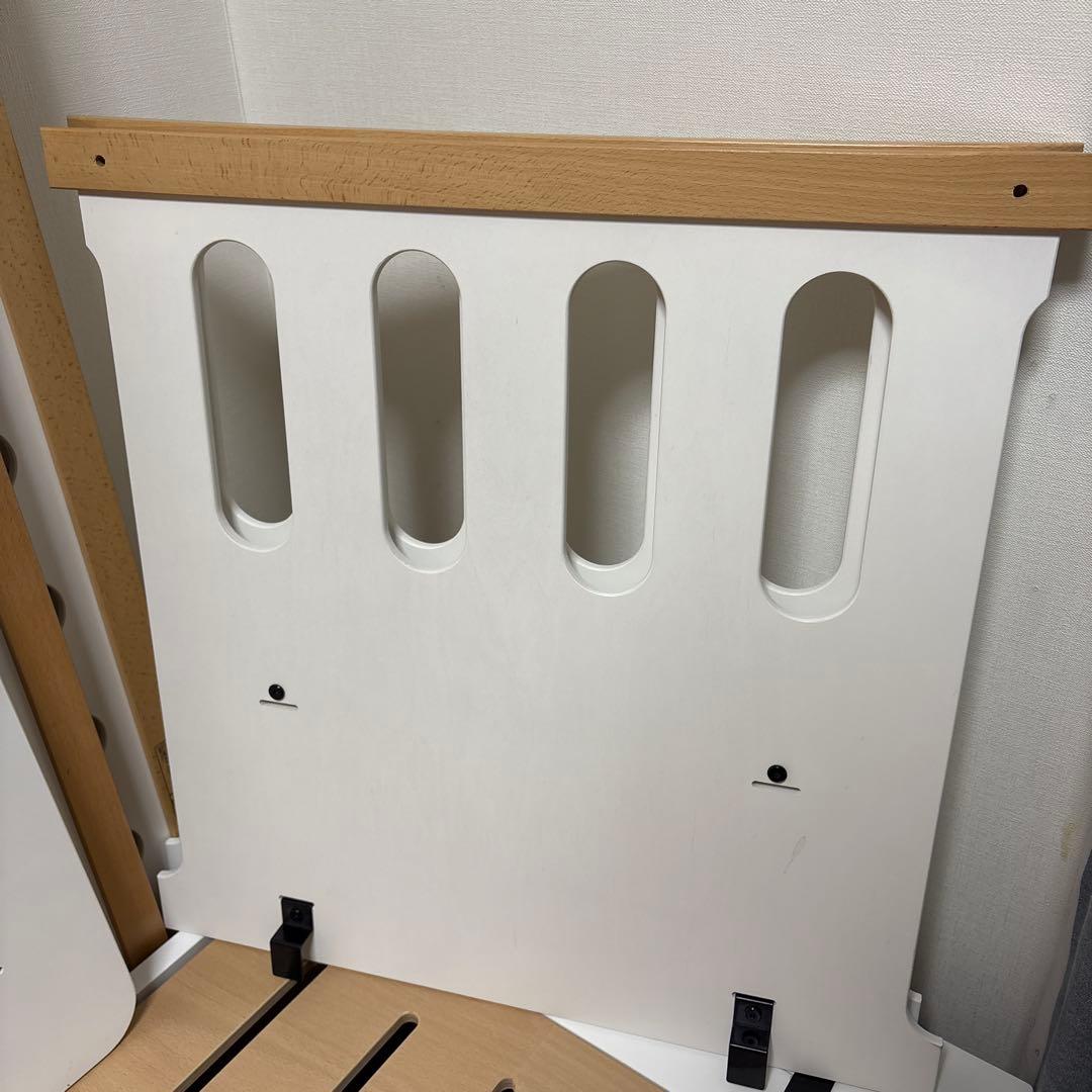 HOPPL bebed 10年使えるベビーベッド 延長ボード付