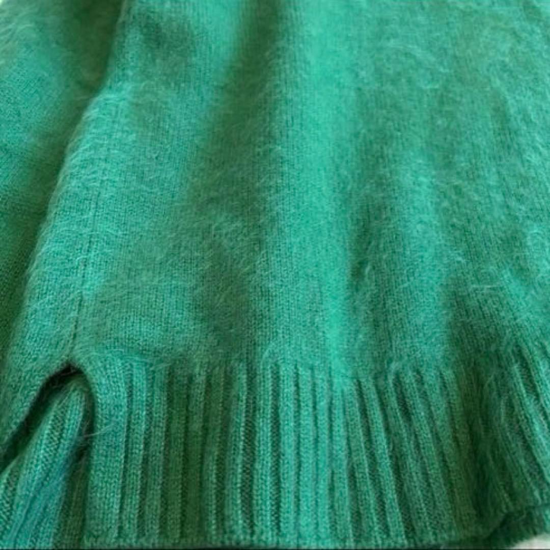 ドゥロワー Drawer 7G カシミヤ100% ニット クルーネック シャギー