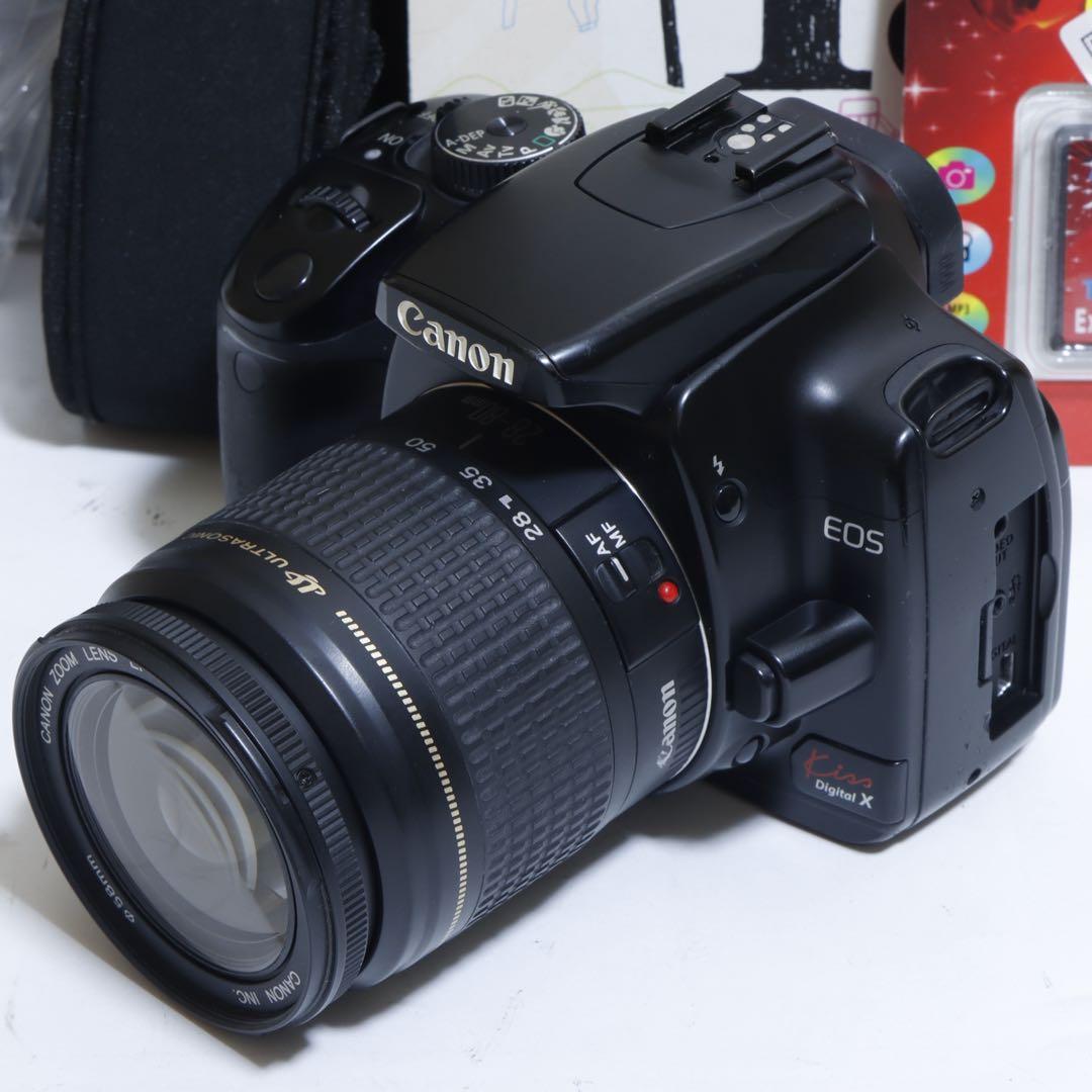 ★ スマホに送れる一眼レフ★定番機!!★キャノン EOS Kiss Xセット