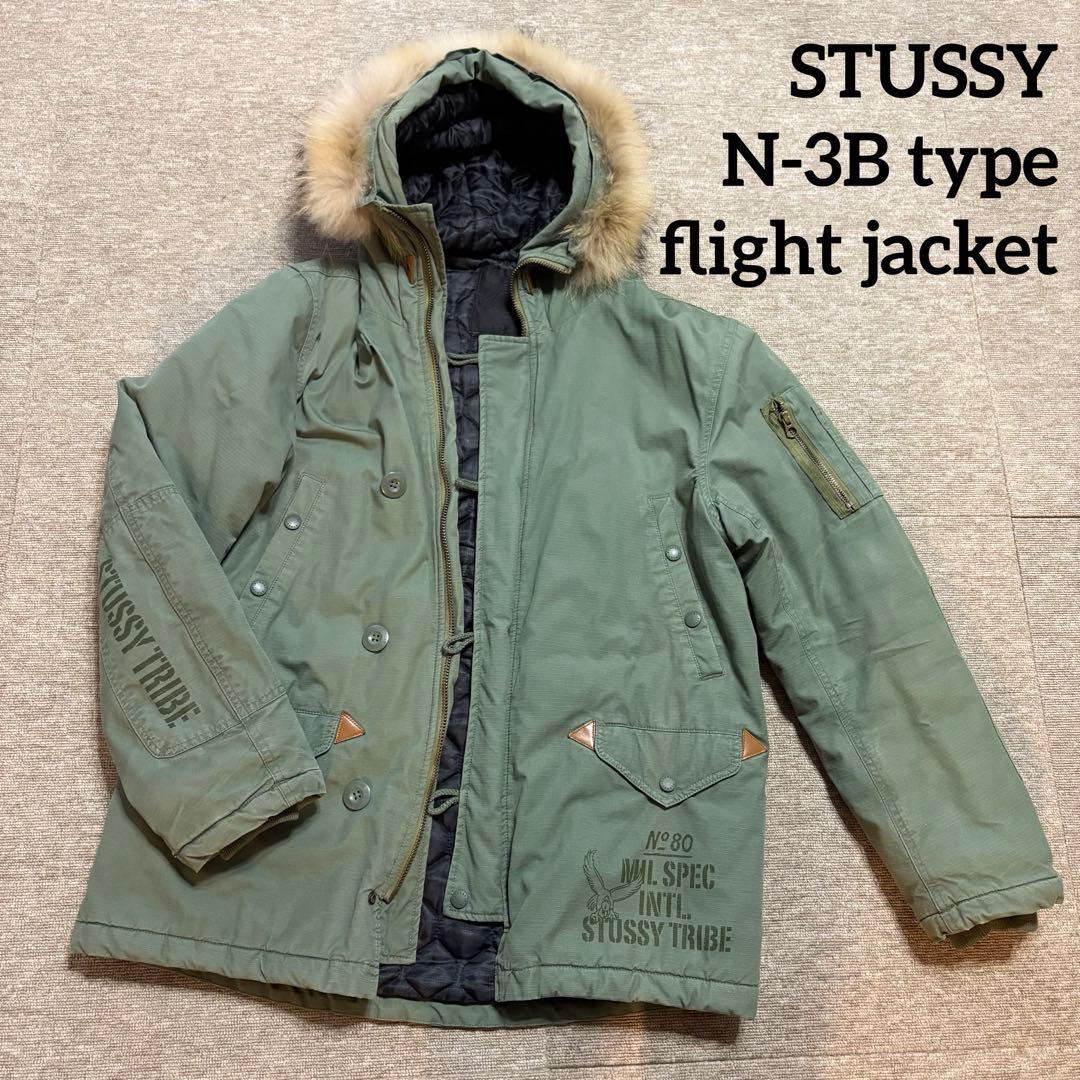 OLD STUSSY N-3B モッズコート オリーブグリーン