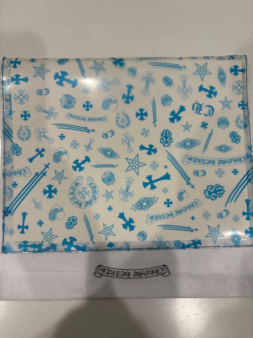 Chrome Hearts クロムハーツ シルバーボタン クリアポーチ