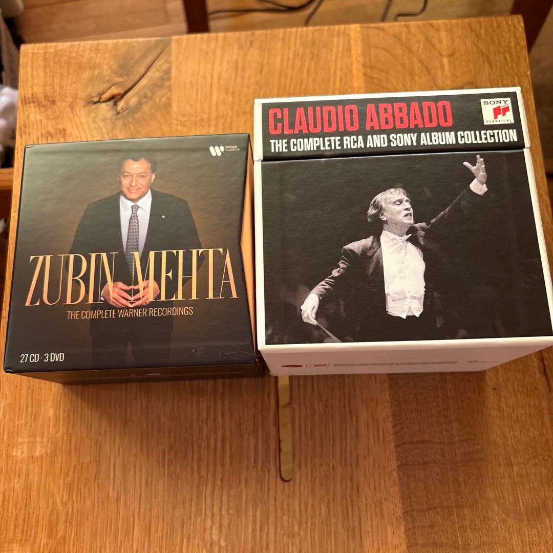 Zubin Mehta & Claudio Abbado BOXメータ&アバド