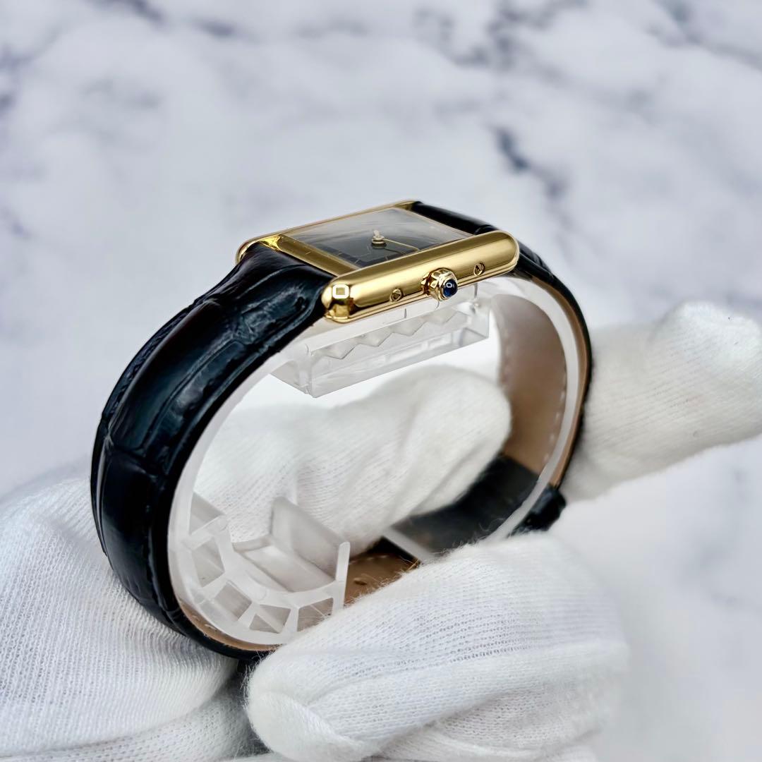 【極美／良稼働】カルティエ マストタンク SM ヴェルメイユ 極上個体 純正尾錠