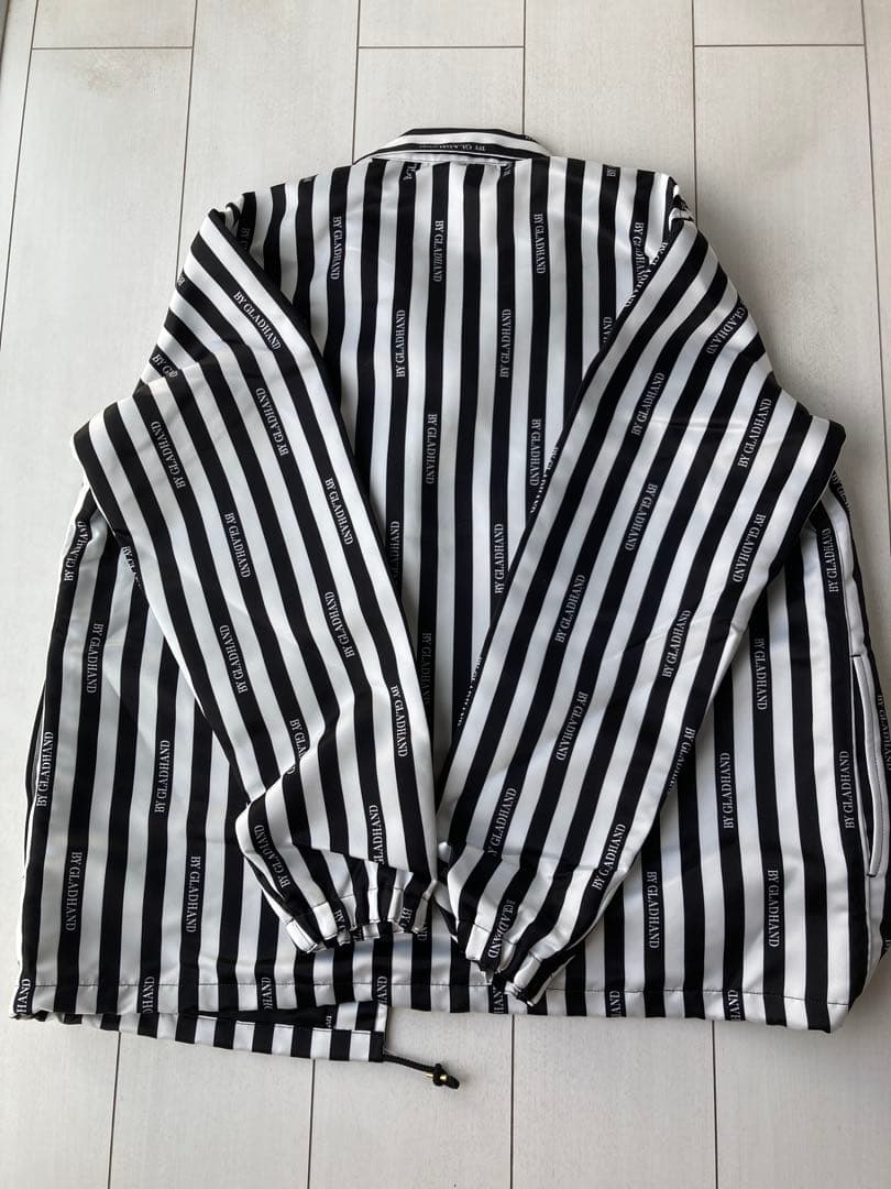 GLAD HAND GRACE STRIPE-COACH JACKET【L】