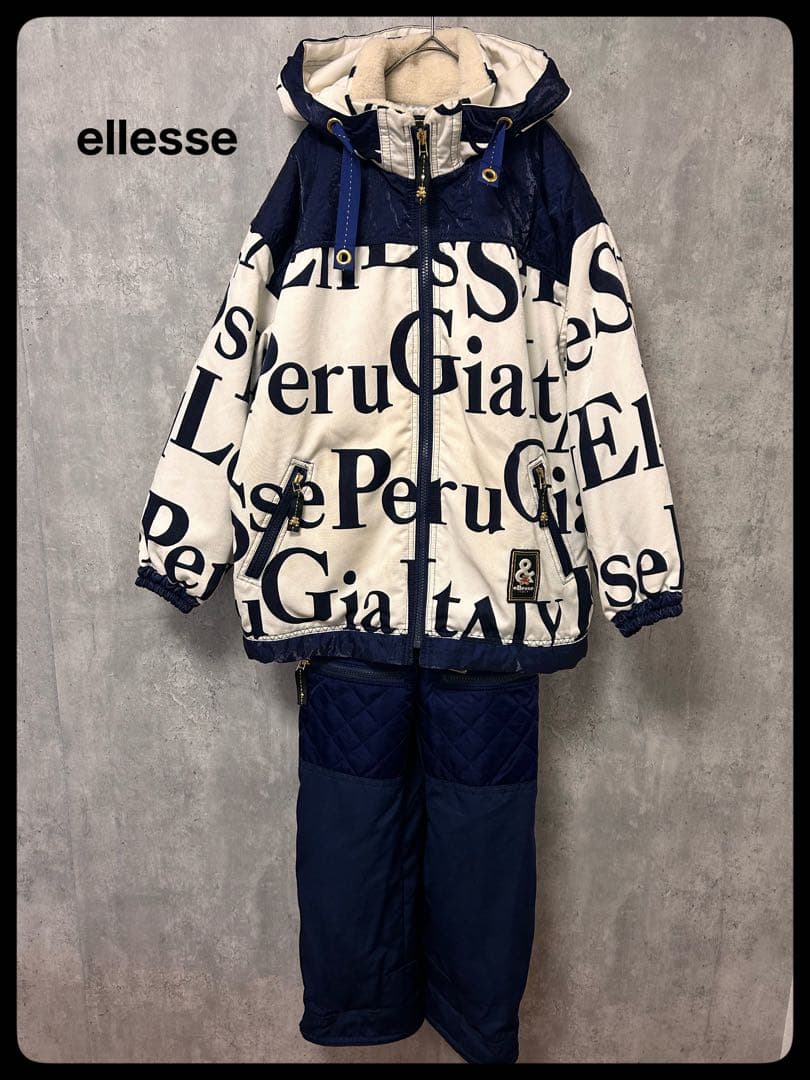 ★ ellesse ITALY スキーウェア　セットアップ　上下セット