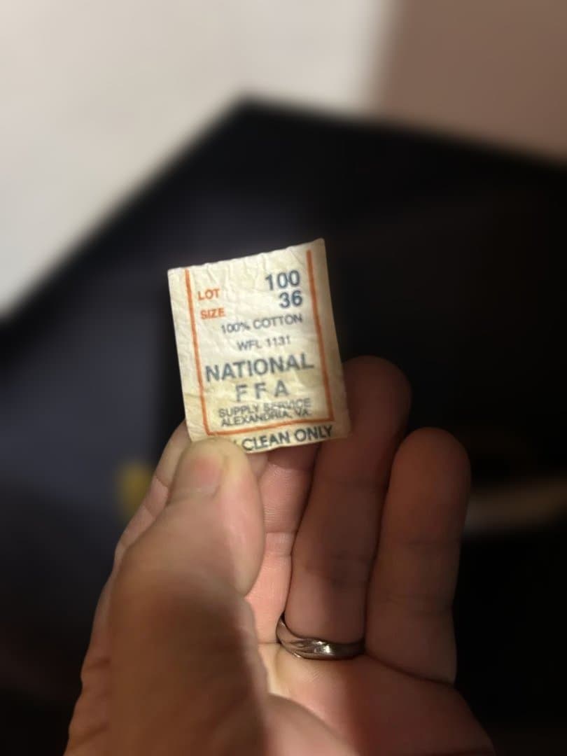 美品80s FFAジャケット 36ゴールデンサイズ Mファーマーズコロラド州