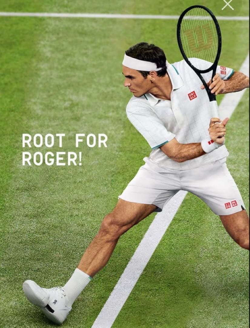 UNIQLO RF WEAR WIMBLEDONモデル(上下セット) Lサイズ