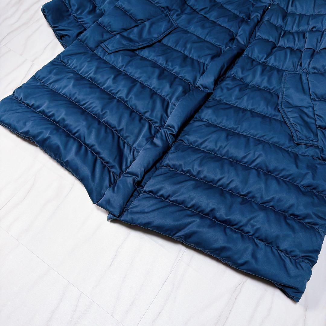 WEEKEND MaxMara ダウンコート 中綿 フーディ ネイビー 38