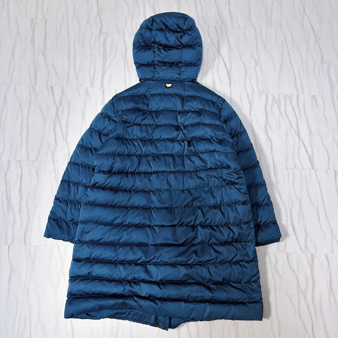 WEEKEND MaxMara ダウンコート 中綿 フーディ ネイビー 38