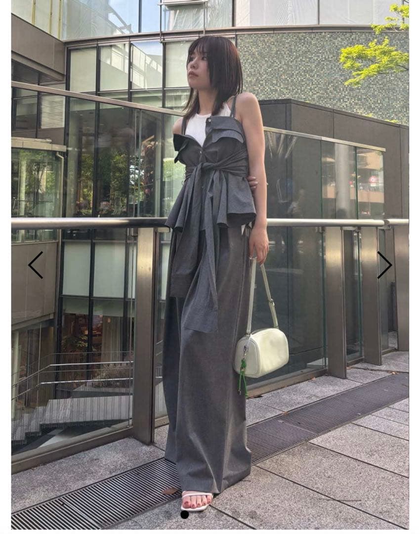 FRAY I.D シャツデザインキャミビスチェ