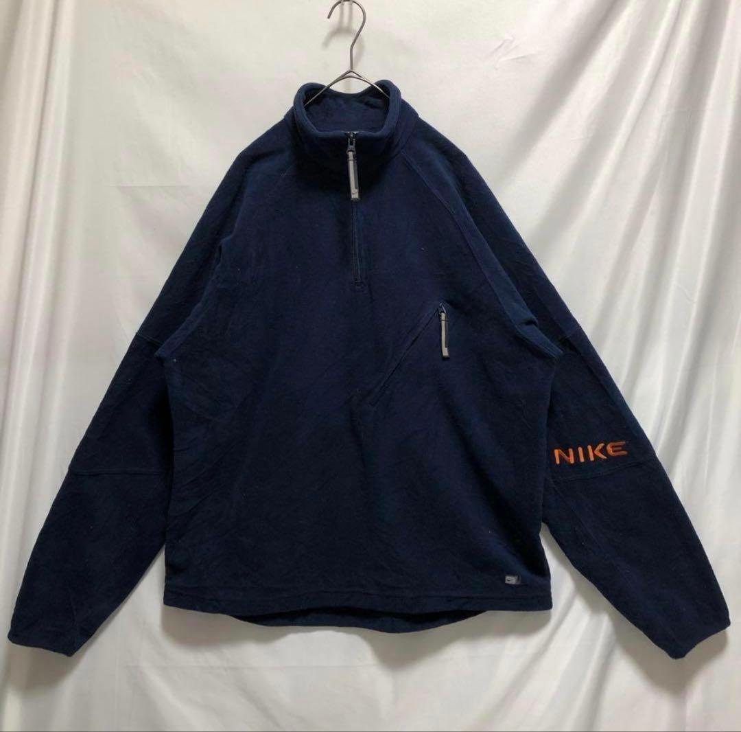 00s ビンテージ オールド NIKE ナイキ テック プルオーバー フリース