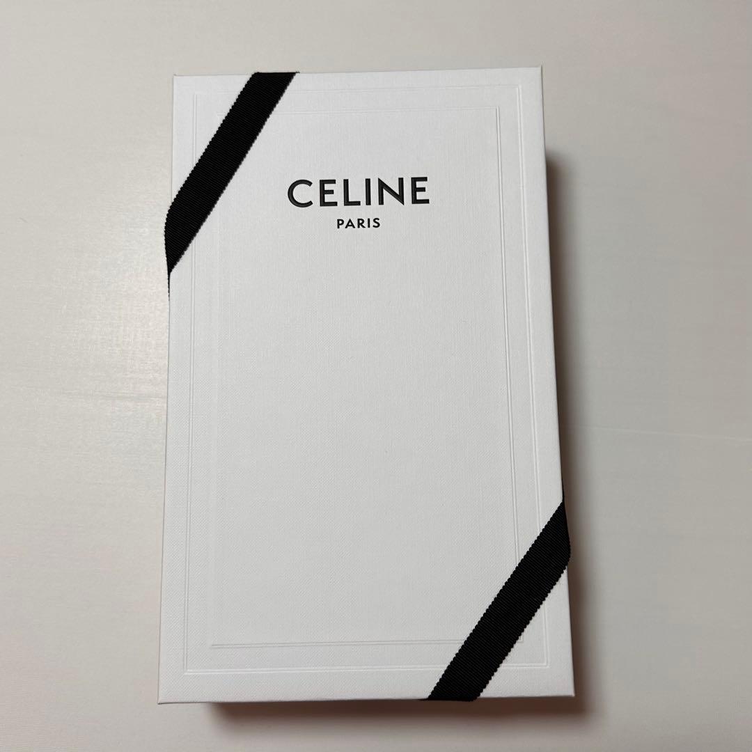 【正規店購入・付属品完備】CELINE セリーヌクロコ型押し 長財布 未使用品